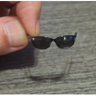 Custom 1/6 Scale Black Sunglasses For Male Head Sculpt